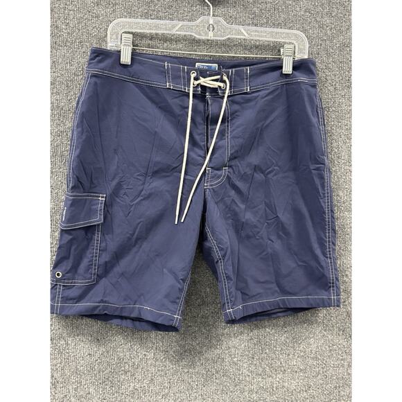 J. Crew Men’s Swim Long Board Shorts Blue Size 30” Inseam 9” - Picture 1 of 13